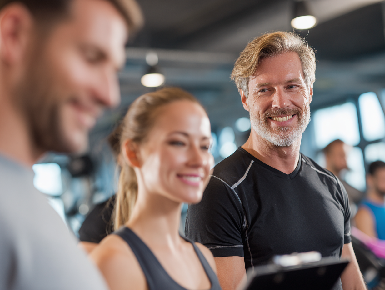 Люди різного віку займаються фітнесом